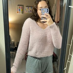 Pink sweater